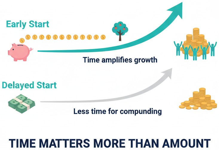 Snowball effect of compounding